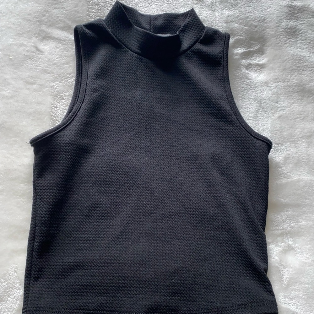 Black tank top